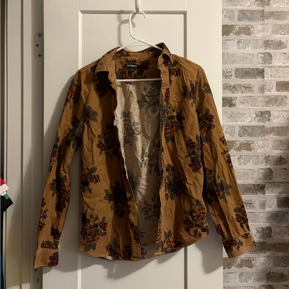 Floral Button-Up Shirt